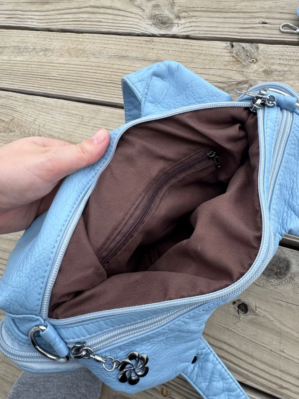 Jingpin blue bag